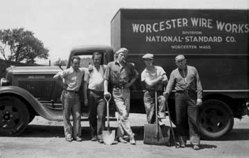 The webmaster's father - the man in the middle